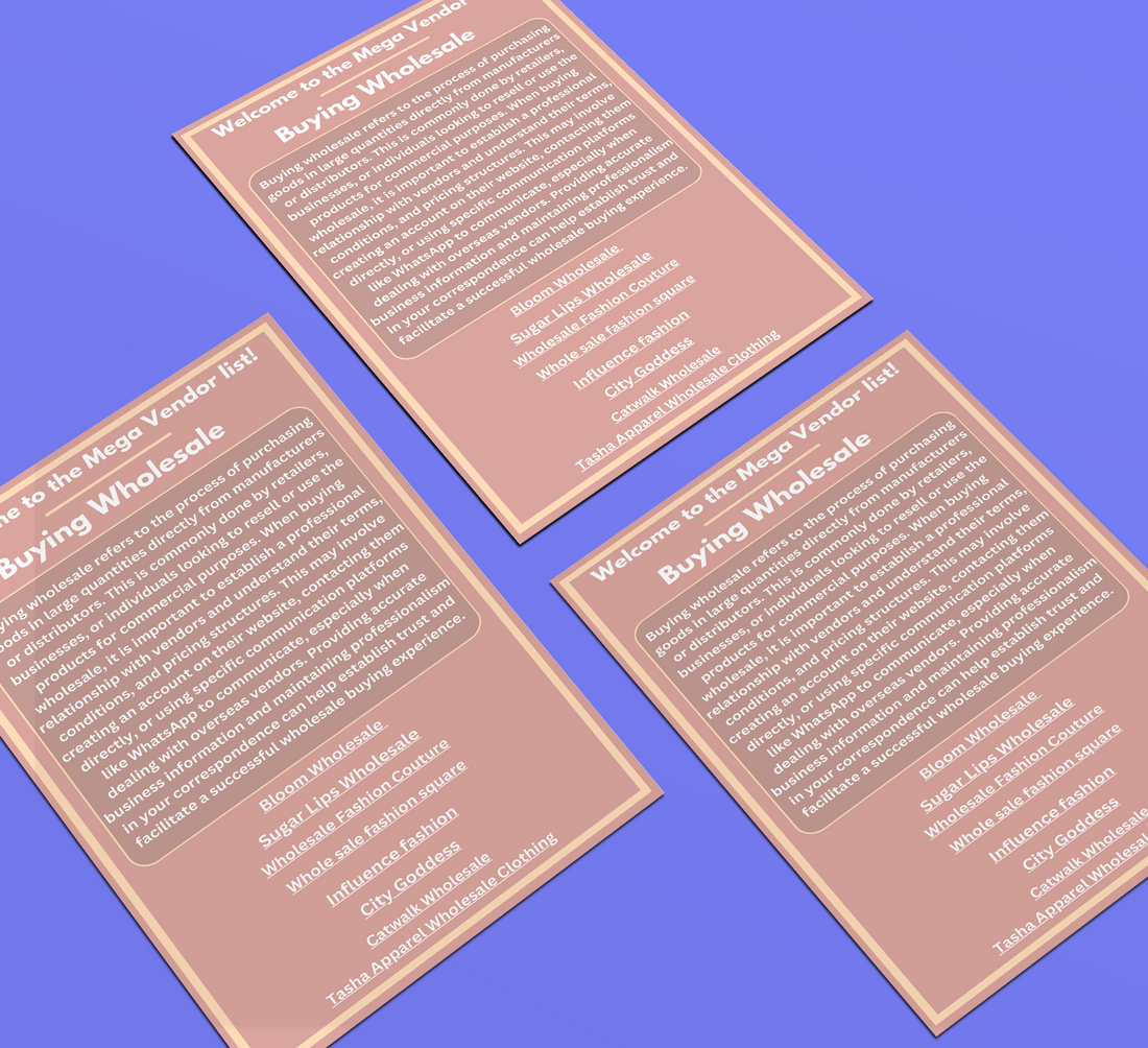 Mega Vendors List and business ebook bundle