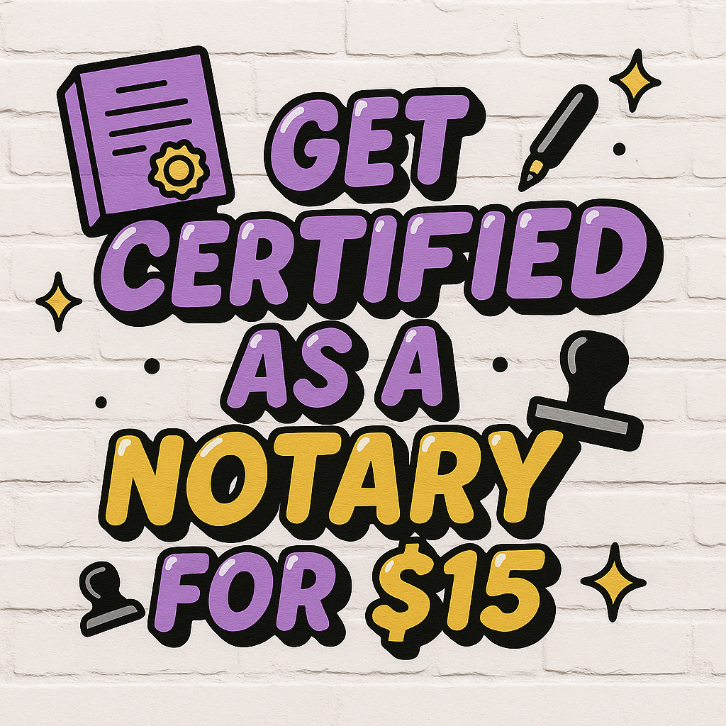 Online Notary & Loan Signing Agent Business
